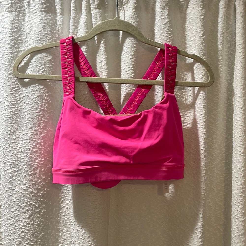 LULULEMON SPORTS BRA PINK